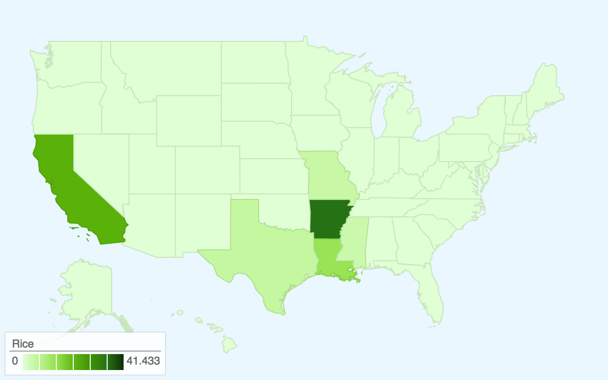 Choropleth Maps Us Agriculture And Drought 2015 Data Storytelling